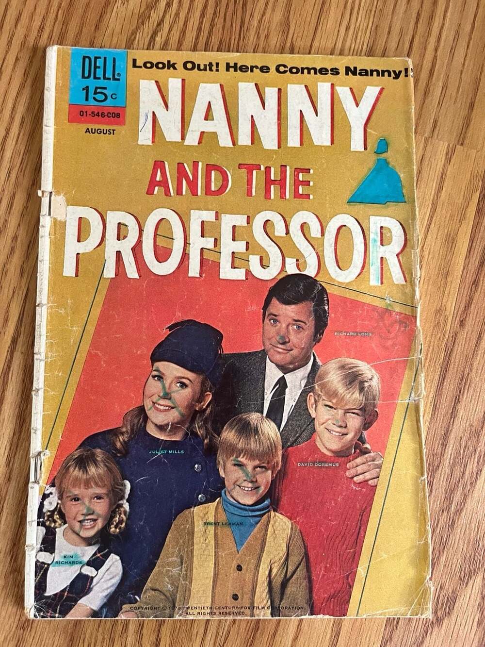 Vintage 1970 Dell Nanny and the Professor Comic Book